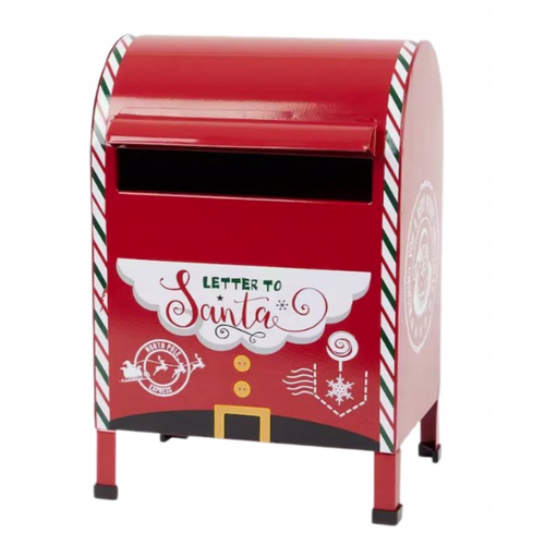 Christmas Letterbox - Red - 16 x 21 x 31 cm