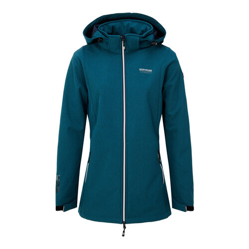 Nordberg Nordberg Ronda - Softshell Outdoor Summer Jacket Women - Lagoon Melange - Size XL Nordberg Nordberg Ronda - Softshell Outdoor Summer Jacket Women - Lagoon Melange - Size XL