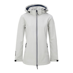 Nordberg Nordberg Ronda - Softshell Outdoor Sommerjacke Damen - Off White - Größe XXL