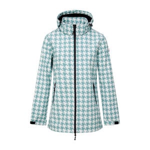 Nordberg Outdoor Nordberg Pied A Poule - Chaqueta softshell de verano para mujer - Azul mineral - Talla M
