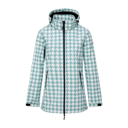 Nordberg Nordberg Pied A Poule - Softshell Outdoor Sommerjacke Damen - Mineralblau - Größe M