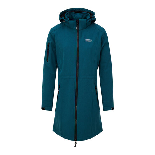 Nordberg Nordberg Gisella - Softshell Outdoor Summer Jacket Women - Lagoon Melange - Size L Nordberg Nordberg Gisella - Softshell Outdoor Summer Jacket Women - Lagoon Melange - Size L