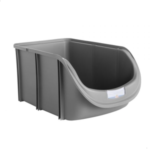 Caja apilable Novaline Gris 33 x 19,5 x 17 cm