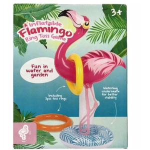 Jeu de lancer d'anneau gonflable Flamingo 94 x 48 cm