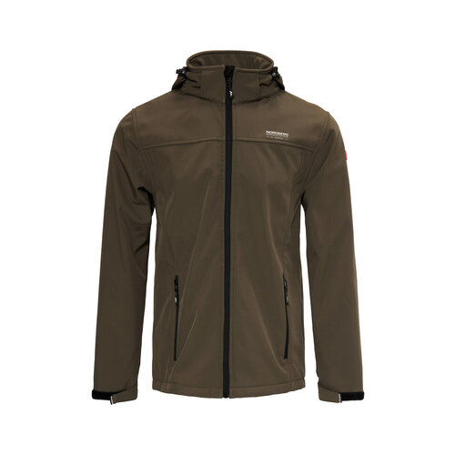 Nordberg Nordberg Eldgrim - Softshell Outdoor Zomerjas Heren - Army - Maat L