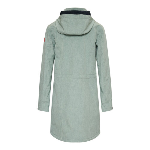 Nordberg Nordberg Gisella - Softshell Outdoor Sommerjacke Damen - Herbal Green Melange - Größe M