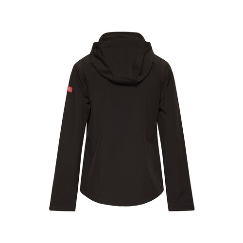 Nordberg Nordberg Ingrida Softshell Jas Dames - Zwart - Maat XXL