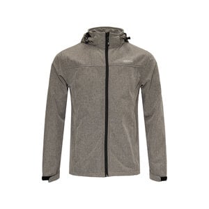 Nordberg Outdoor Nordberg Kjeld - Kurtka letnia Softshell Outdoor męska - Szary melanż - Rozmiar XXL