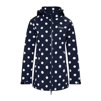 Nordberg Polka Dots Softshell Outdoor-Jacke – Damen – Marineblau – Größe S