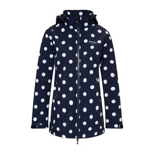 Nordberg Outdoor Giacca da esterno in softshell Nordberg Polka Dots - Donna - Blu navy - Taglia S