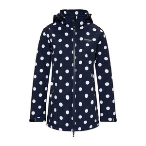 Nordberg Outdoor Kurtka outdoorowa Nordberg Polka Dots Softshell – damska – granatowa – rozmiar S Nordberg Outdoor Kurtka outdoorowa Nordberg Polka Dots Softshell – damska – granatowa – rozmiar S