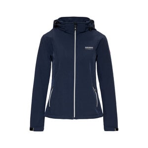 Nordberg Outdoor Nordberg Rinda - Chaqueta softshell de verano para mujer - Azul marino oscuro jaspeado - Talla L