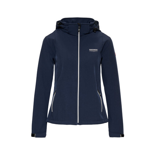 Nordberg Nordberg Rinda - Veste d'été Softshell Outdoor Femme - Dark Navy Melange - Taille L Nordberg Nordberg Rinda - Veste d'été Softshell Outdoor Femme - Dark Navy Melange - Taille L