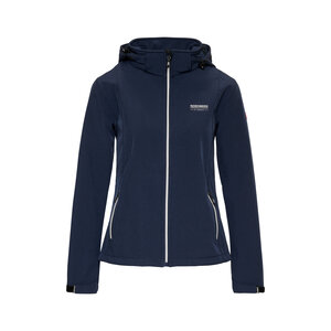 Nordberg Nordberg Rinda - Softshell Outdoor Sommerjacke Damen - Dark Navy Melange - Größe XXL
