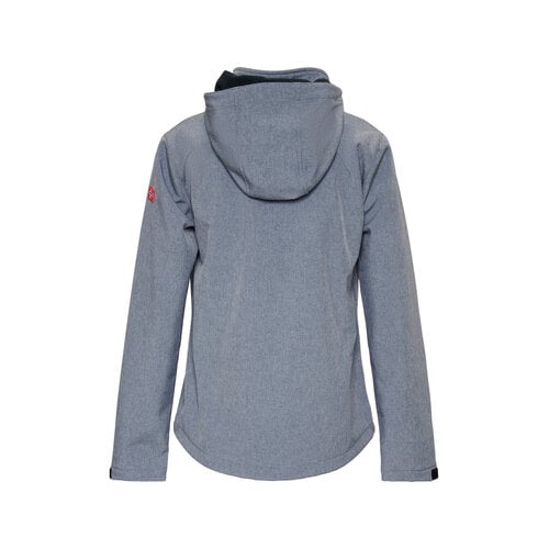 Nordberg Nordberg Rinda - Softshell Outdoor Zomerjas Dames - Lichtblauw Melange - Maat 3XL Nordberg Nordberg Rinda - Softshell Outdoor Zomerjas Dames - Lichtblauw Melange - Maat 3XL