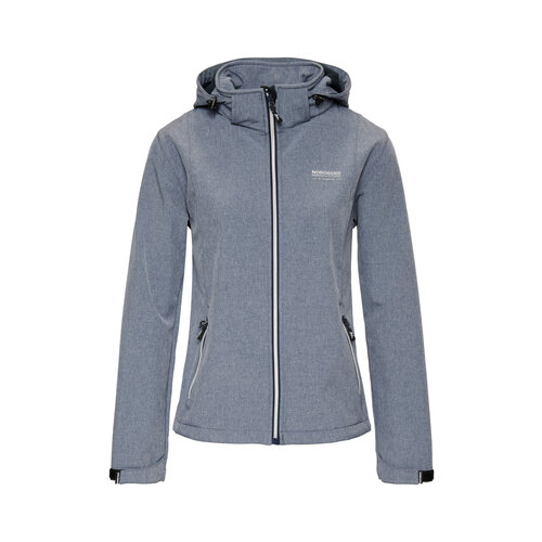 Nordberg Nordberg Rinda - Softshell Outdoor Sommerjacke Damen - Hellblau Melange - Größe 4XL Nordberg Nordberg Rinda - Softshell Outdoor Sommerjacke Damen - Hellblau Melange - Größe 4XL