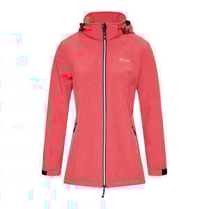 Nordberg Outdoor Nordberg Ronda - Chaqueta softshell de verano para mujer - Coral Melange - Talla S