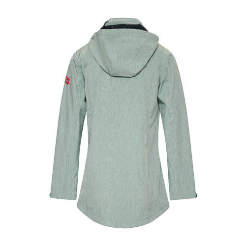 Nordberg Nordberg Ronda - Softshell Outdoor Summer Jacket Women - Green Melange - Size XL