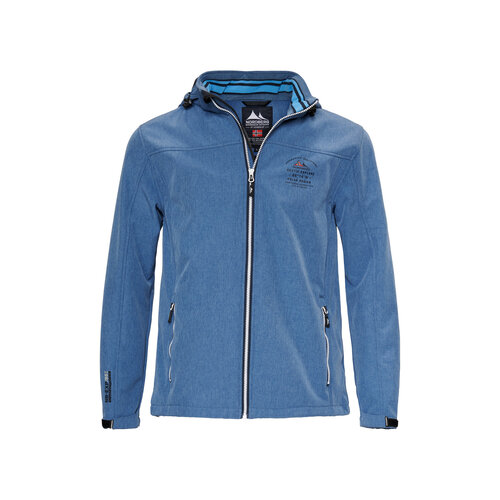 Nordberg Nordberg Trond - Softshell Outdoor Sommerjacke Herren - Hellblau Melange - Größe L