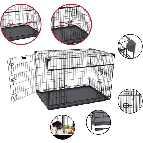 Lucky Dog Kennel for dogs and cats - Large - 92 x 61 x 69 cm