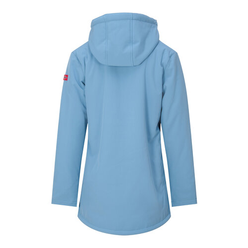 Nordberg Nordberg Teddy Winterjas - Dames - Lichtblauw - Maat L Nordberg Nordberg Teddy Winterjas - Dames - Lichtblauw - Maat L