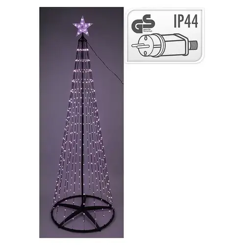 Kerstverlichting Spiraalboom Multicolor 300 cm - 550 LED