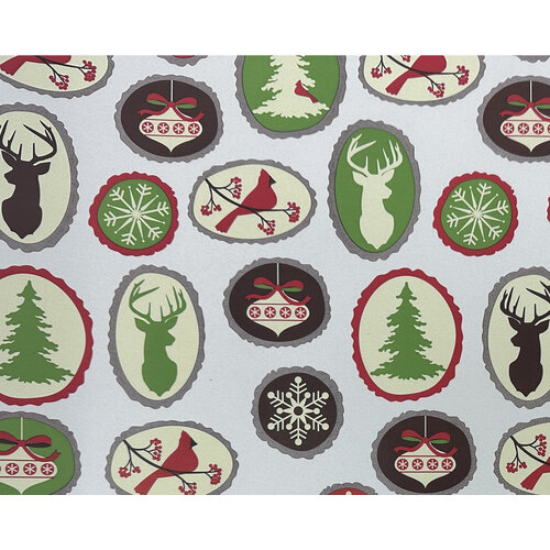 Weihnachtspapier / Geschenkpapier 1000 x 70 cm - 10 Rollen