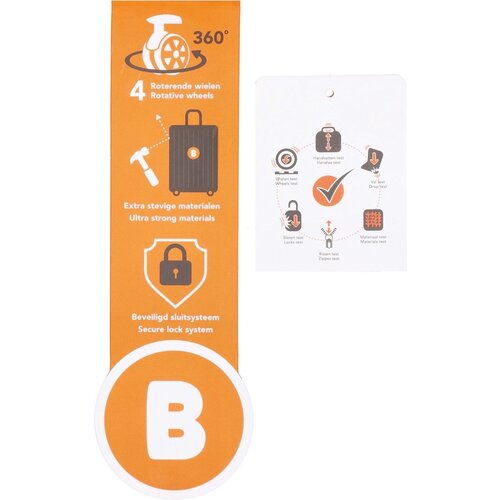 Beagles Originals Handbagage Koffer - Paars