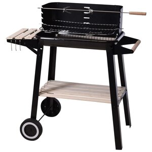 Barbecue à Charbon ProGarden 86,5 cm - Noir