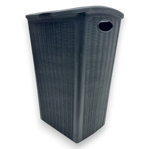 Laundry basket with lid - Anthracite - 55 liters