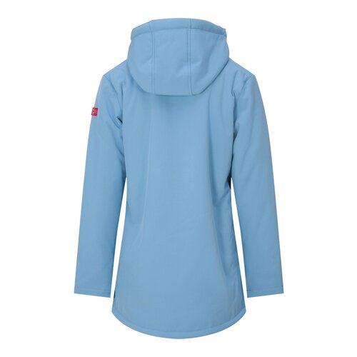 Nordberg Nordberg Teddy Winterjas - Dames - Lichtblauw - Maat XXL Nordberg Nordberg Teddy Winterjas - Dames - Lichtblauw - Maat XXL