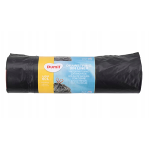 Dumil Dumil Garbage bag with drawstring - 15 bags of 60 liters - 1 roll