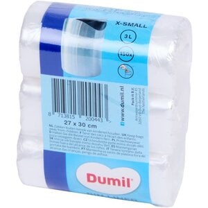 Dumil Bolsas de basura Dumil 150 bolsas de 3 Litros Dumil Bolsas de basura Dumil 150 bolsas de 3 Litros