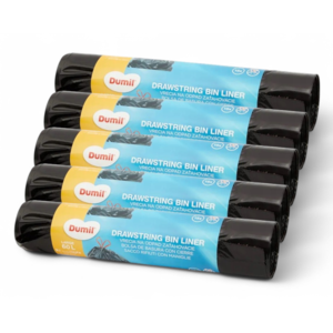 Dumil Dumil Garbage bag with drawstring - 15 bags of 60 liters - 5 rolls