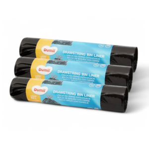 Dumil Dumil Garbage bag with drawstring - 15 bags of 60 liters - 3 rolls