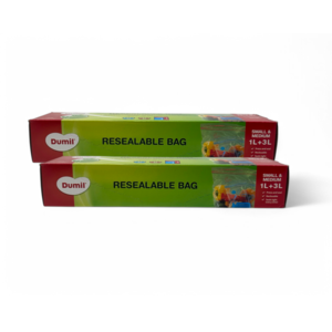 Dumil Bolsas resellables para congelador Dumil - 25 bolsas de 1 litro + 25 bolsas de 3 litros - Paquete económico de 2 Dumil Bolsas resellables para congelador Dumil - 25 bolsas de 1 litro + 25 bolsas de 3 litros - Paquete económico de 2