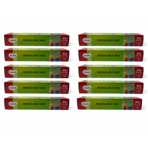 Dumil Bolsas resellables para congelador Dumil - 25 bolsas de 1 litro + 25 bolsas de 3 litros - Paquete económico de 10 Dumil Bolsas resellables para congelador Dumil - 25 bolsas de 1 litro + 25 bolsas de 3 litros - Paquete económico de 10