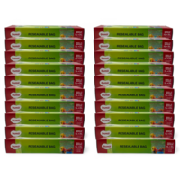 Sacchetti richiudibili per congelatore Dumil - 25 sacchetti da 1 litro + 25 sacchetti da 3 litri - Confezione risparmio da 20