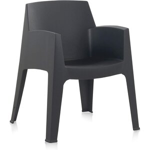 Silla de jardín apilable Shaf - Antracita