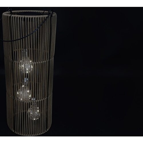 Solar Hanging Lamp Fadime - Natural - 18 x 47 cm