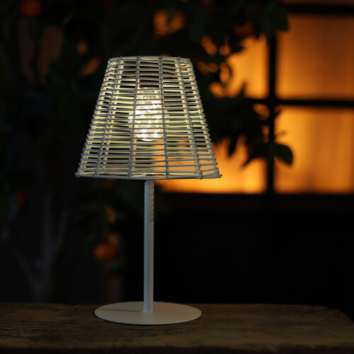 Solar Table Lamp Hira - White - 33 cm