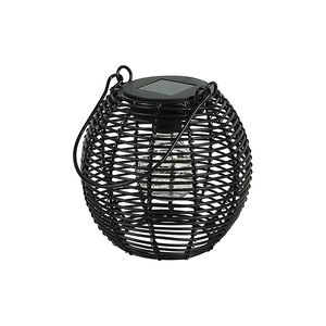 Solar Hanging Lamp Eliya - Black - Ø9 cm - Height 15 cm