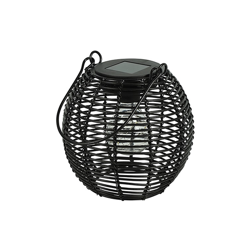 Lampe Suspendue Solaire Eliya - Noir - Ø9 cm - Hauteur 15 cm Lampe Suspendue Solaire Eliya - Noir - Ø9 cm - Hauteur 15 cm