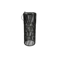 Solar-Hängelampe Fadime – Schwarz – Ø18 cm – Höhe 47 cm