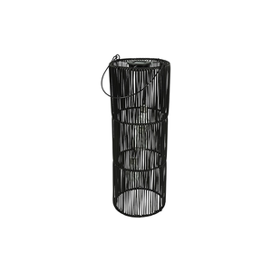 Lampe Suspendue Solaire Fadime - Noir - Ø18 cm - Hauteur 47 cm