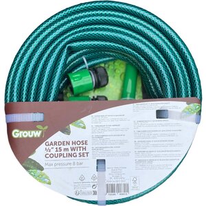 Tuyau d'arrosage Grouw Vert - 15 mètres