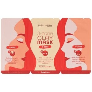 Mascarilla de arcilla de 3 zonas Skinbliss