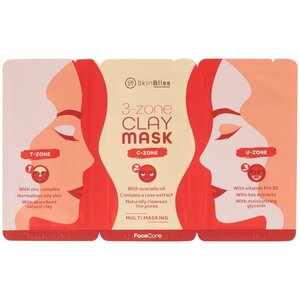Maschera all'argilla a 3 zone Skinbliss
