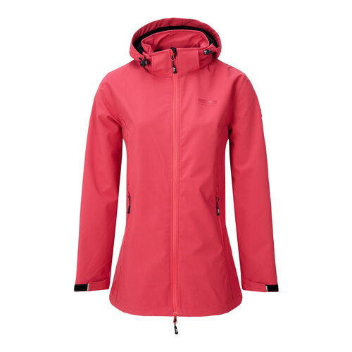 Nordberg Nordberg Doriene - Softshell Outdoorjas Dames - Coral - Maat S Nordberg Nordberg Doriene - Softshell Outdoorjas Dames - Coral - Maat S