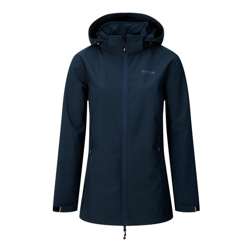 Nordberg Nordberg Doriene - Softshell Outdoorjas Dames - Navy - Maat 3XL Nordberg Nordberg Doriene - Softshell Outdoorjas Dames - Navy - Maat 3XL